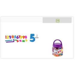 162 darabos mágneses számolókészlet