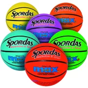 Spordas Max Basketball kosárlabda élénk színekben 5-ös méret Spordas Max Basketball kosárlabda élénk színekben 5-ös méret