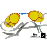 Svéd úszószemüveg sima áttetsző gyömbér - amber, FINA jóváhagyott versenyszemüveg