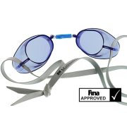 Svéd úszószemüveg sima kék áttetsző - blue, FINA jóváhagyott versenyszemüveg,