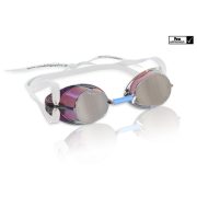 Svéd úszószemüveg Silver antifog tükrös metallic lencse, FINA jóváhagyott versenyszemüveg,