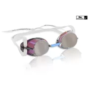 Svéd úszószemüveg Silver antifog tükrös metallic lencse, FINA jóváhagyott versenyszemüveg, Svéd úszószemüveg Silver antifog tükrös metallic lencse, FINA jóváhagyott versenyszemüveg,