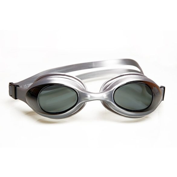 Malmsten Aqtiv felnőtt úszószemüveg ezüst színű kerettel szürkés színű lencsével,