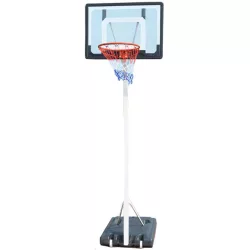   Kosárállvány mobbil gördíthtető, áttetsző palánkkal 2,1-2,6m között állítható magasság
