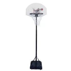 Gyermek streetball állvány - kosárállvány gördíthető , tartószerkezettel, 165-210 cm