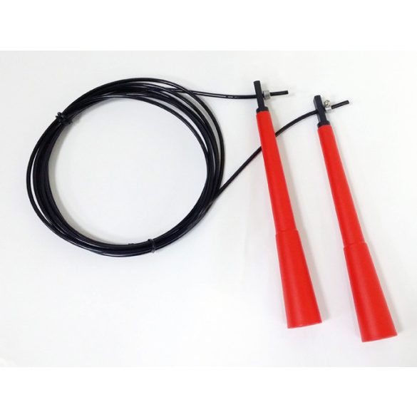 Ugrálókötél kábeles kivitel, 2,8 m, ugrálókötél fekete nyéllel