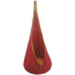 Joki függőszék jellegű hintafészek piros színű, 3-9 éves korú gyermekeknek