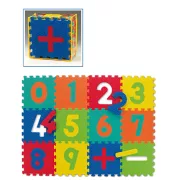 Puzzle színes gyermek szőnyeg számokkal 30x30x1,2cm 12 db.os szett, 1,2x0,9m2 Puzzle színes gyermek szőnyeg számokkal 30x30x1,2cm 12 db.os szett, 1,2x0,9m2