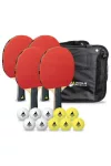 Pingpong ütő szett 4 db 2 csillagos Joola ütövel 10