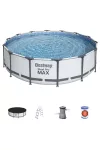 Steel Pool Max 427 x 107cm fémvázas medence szett kiegészítőkkel