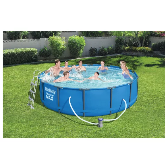 Steel Pool Max 427 x 107cm fémvázas medence szett kiegészítőkkel