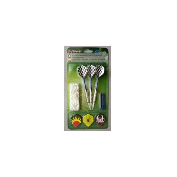 Darts nyíl szett soft. elektromos táblákhoz, 100 hegy, 3 nyél