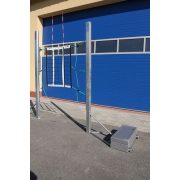 Mobil extra stabil gördíthető röplabda állvány 12x30 kg ellensúllyal, 155-243