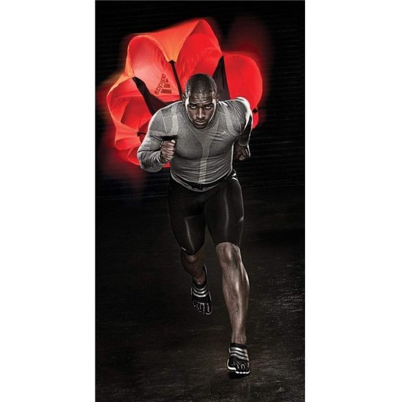 Adidas Ellensúly ernyő futóedzéshez, edzéssegítő ellenállás növelő ernyő, állítható övvel
