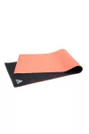 Adidas Kétrétegű yogaszőnyeg, 173x61x0,6cm, piros/szürke