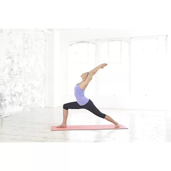 Adidas Kétrétegű yogaszőnyeg, 173x61x0,6cm, piros/szürke
