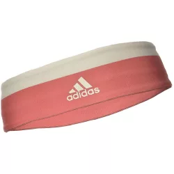   Adidas fejpánt lazac piros krétafehér csíkkal, uni méret