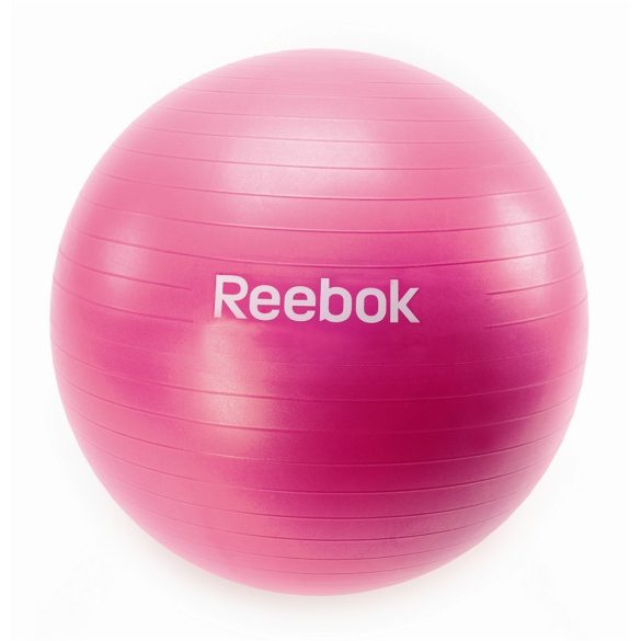 Reebok 65cm gimnasztika labda Magenta színben ajándék DVD-vel