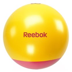   Reebok 65cm átm. sárga-magenta színű kéttónusú gimnasztikai labda + DVD
