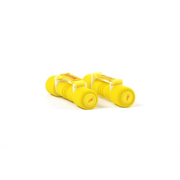 Reebok 1kg -os puha NBR habbal bevont súlyzó pár, állítható