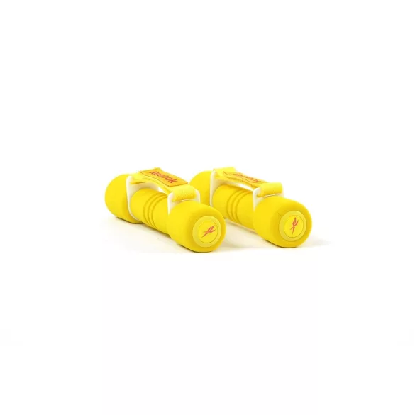 Reebok 1kg -os puha NBR habbal bevont súlyzó pár, állítható