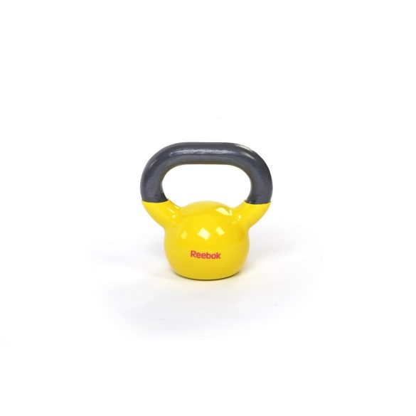 Reebok 5Kg sárga színű gumi bevonattal ellátott kettlebell