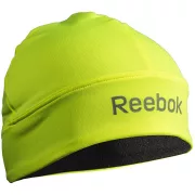 Reebok Neonzöld / Fekete elasztikus kifordítható futósapka Reebok Neonzöld / Fekete elasztikus kifordítható futósapka