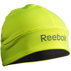   Reebok Neonzöld / Fekete elasztikus kifordítható futósapka