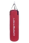 Boxzsák Capetan tömött piros PVC 100x35cm zsák, +35cm hevederpánt fül,