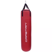 Boxzsák Capetan tömött piros PVC 120x35cm zsák hevederpánt fülekkel, cca.