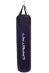 Boxzsák Capetan tömött fekete PVC 180x35cm zsák textil heveder fülekkel