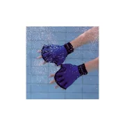 Neopren aquafitnesskesztyű pár (békakesztyű) L méret, nyitott ujjvéggel Neopren aquafitnesskesztyű pár (békakesztyű) L méret, nyitott ujjvéggel
