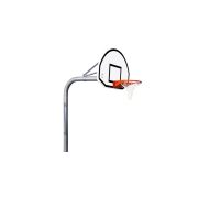 Kosárállvány " USA" intézményi használatra 120 cm benyúlással, fix, fém