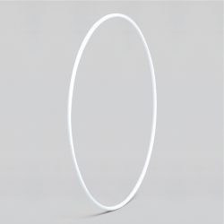   Tornakarika gimnasztikai gyakorló tornászkarika, műanyag fehér 80cm hullahopp karika