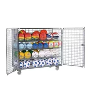 Polcos szekrény gördíthető, galvanizált, zárható 80x120x182 cm Polcos szekrény gördíthető, galvanizált, zárható 80x120x182 cm