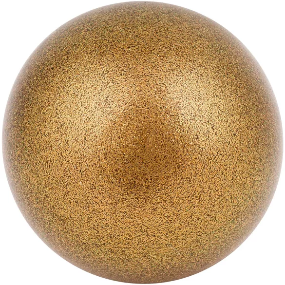 Gimnasztikai labda verseny FIG csillámos rezes narancs 19cm 400gr