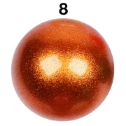 Gimnasztikai verseny labda csillámos korall-lazac színű FIG 19cm 400gr. Gimnasztikai verseny labda csillámos korall-lazac színű FIG 19cm 400gr.