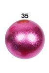 Gimnasztikai verseny labda csillámos pinkes-halvány lila árnyalat FIG 19cm 400