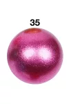Gimnasztikai verseny labda csillámos pinkes-halvány lila árnyalat FIG 19cm 400