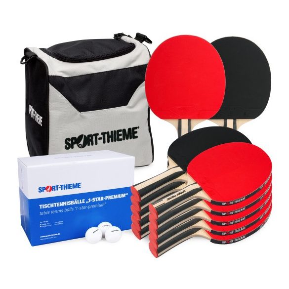 Asztalitenisz szett 12 db haladó pingpong ütővel Sport-Thieme, 144 labdával