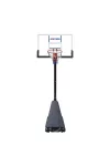 Streetball állvány ST mobil, gördíthető. Plexi 130x80cm palánkkal, 5 fokozatban