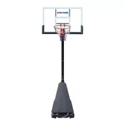 Streetball állvány ST mobil, gördíthető. Plexi 130x80cm palánkkal, 5 fokozatban