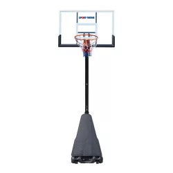 Streetball állvány ST mobil, gördíthető. Plexi 130x80cm palánkkal, 5 fokozatban