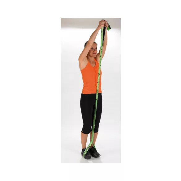 Elastiband® fitnesz erősítő gumipánt Multi közepes erősség, gumival átszőtt elastikus