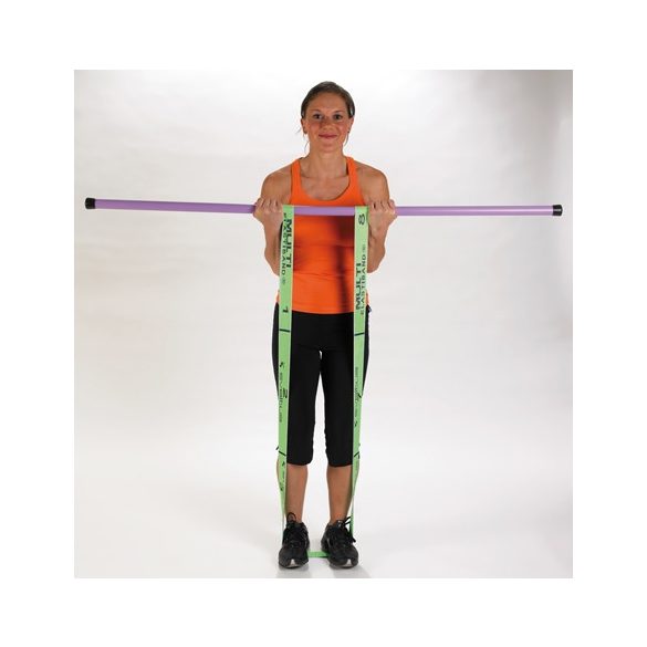 Elastiband® fitnesz erősítő gumipánt Multi közepes erősség, gumival átszőtt elastiband