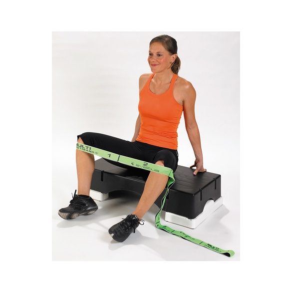 Elastiband® fitnesz erősítő gumipánt Multi közepes erősség, gumival átszőtt elastiband