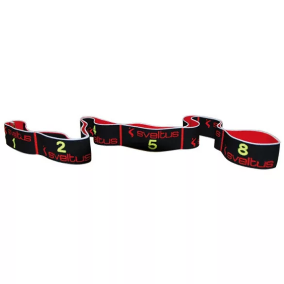 Elastiband fitnesz erősítő gumipánt erős, 8 db 10 cm hosszú