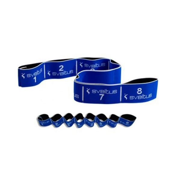 Elastiband® Fitness erősítő gumipánt , kék 20 kg erős ellenállás,