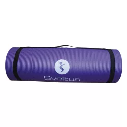   Fitness szőnyeg 180x60x1cm felfügesztő fém szemekkel, lila