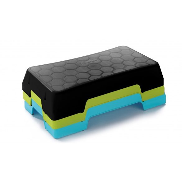 Szteppad Sveltus Ecooriginal -fekete, rakásolható, opcionálisan magasítható, 75x38x14 cm